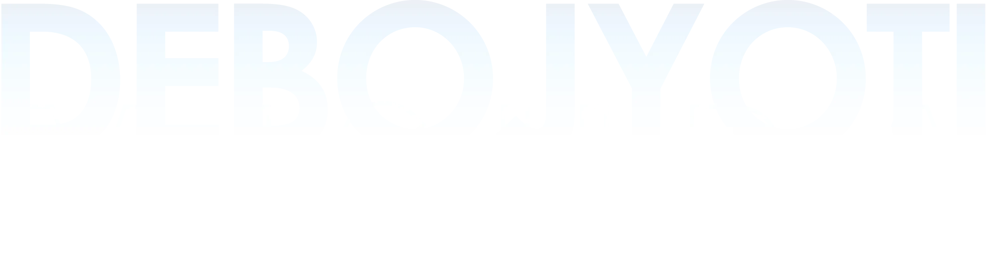 Debojyoti Mishra - The Official Blog